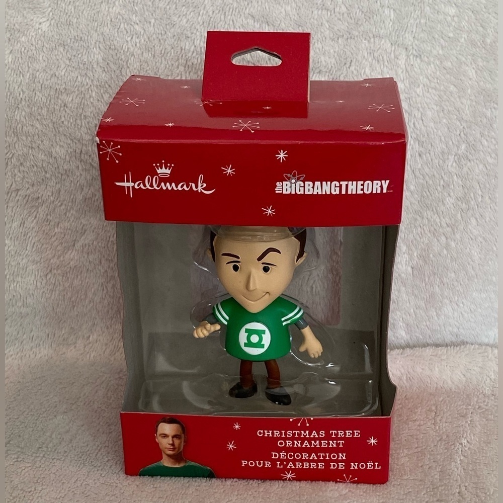 Hallmark Big Bang Theory Dr. Sheldon Cooper Green Lantern Shirt Ornament In Box